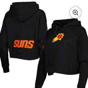 Phoenix Suns Crop Hoodie with Patches